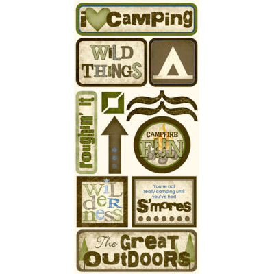 Stamping Station - Camping #2 Sticker